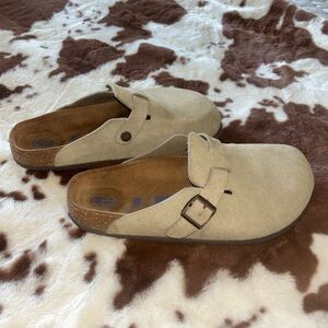 Birkenstock Boston Suede Wide Version